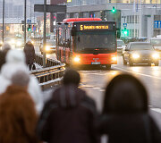 Vilniuje &ndash; vie&scaron;ojo transporto vairuotojų streikas
