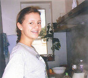 Ieva Zasimauskaitė paauglystėje