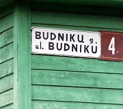 Lentelės su gatvių pavadinimais