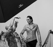 Vaido Maco projekto &bdquo;Paryžiaus obsesija&ldquo; fotosesijos akimirka