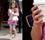 Aktorių Katie Holmes ir Tomo Cruise dukrelė Suri Cruise