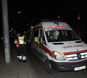 Greitoji pagalba ir policija įvykio vietoje