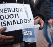Elgetavimo akcija Vilniuje