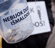 Elgetavimo akcija Vilniuje