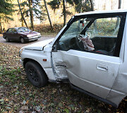 Sudaužytas automobilis