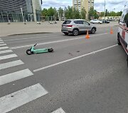Panevėžyje nukentėjo paspirtuku važiavusi mergina