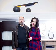 Andrius Užkalnis su drauge Fausta Marija Le&scaron;čiauskaite