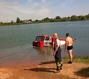 Tauragėje nuskendo gaisrinė