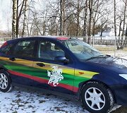 Tauti&scaron;kas automobilis: Giedriaus Platūkio &bdquo;Ford&ldquo; su Vyčiu