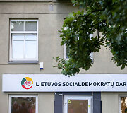 Lietuvos socialdemokratų darbo partijos  būstinės atidarymas