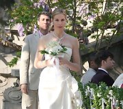 Kelly Rutherford &bdquo;Gossip Girl&ldquo; filmavimo aik&scaron;telėje (2008 m.)