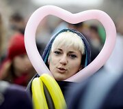 Studentų protestas Romoje