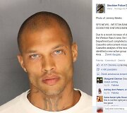 Jeremy Meekso nuotrauka Stoktono policijos departamento &bdquo;Facebook&ldquo; paskyroje