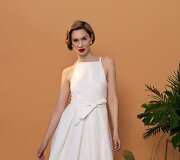 Agnės Deveikytės naujos vestuvinių suknelių kolekcijos modelis