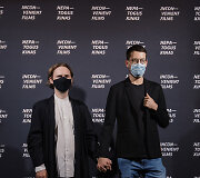 Filmų festivalio &bdquo;Nepatogus kinas&ldquo; atidarymo akimirka