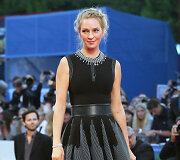 Uma Thurman Venecijos kino festivalyje