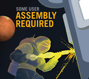 NASA plakatai, kviečiantys keliauti į Marsą