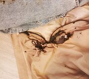 Nuo fosforo akmenuko užsidegė Ilonos Pakeltės drabužiai
