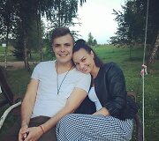 &bdquo;Žemaitukas&ldquo; Ovidijus Petrauskas su sužadėtine 