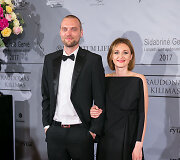 Tadas Vidmantas su žmona Lina