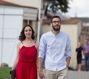 Vaidotas &Scaron;iožinis su drauge