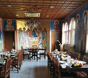 Vienuolių ir svečių valgomasis Kristaus patarėjo (&scaron;v. Jurgio) vienuolyne Kipre