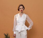 Agnės Deveikytės naujos vestuvinių suknelių kolekcijos modelis