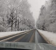 Apsnigti keliai Tauragės apskrityje
