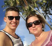 Rimvydas &Scaron;irvinskas su mama Violeta
