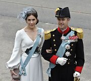 Danijos princas Frederikas su žmona princese Mary