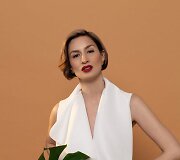 Agnės Deveikytės naujos vestuvinių suknelių kolekcijos modelis