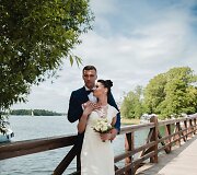 Gintarės Jaro&scaron;aitės ir Edgaro Žarskio vestuvių akimirka