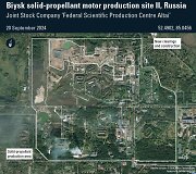 Palydovinės nuotraukos atskleidžia raketų gamybos plėtrą Rusijoje