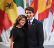 Kanados premjeras Justinas Trudeau su žmona Sophie Gregoire-Trudeau