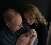Rūta Degutytė-Humphreys ir Paulas Humphreys su dukra Lily