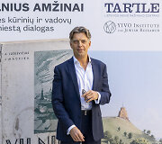 Parodos &bdquo;Vilnius amžinai. Dailės kūrinių ir vadovų po miestą dialogas&ldquo; svečiai
