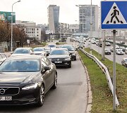 Dėl avarijos Geležinio Vilko gatvėje &ndash; spūstys