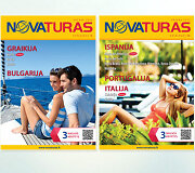 &bdquo;Novaturo&ldquo; kelionių katalogai