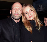 Jasonas Stathamas ir Rosie Huntington-Whiteley