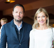 Tomas Kučinskas su žmona Lina