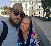 Kamilės Kielaitės Sienkievič ir Bogdano Sienkievičiaus vie&scaron;nagė Kijeve