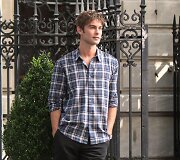 Chace'as Crawfordas &bdquo;Gossip Girl&ldquo; filmavimo aik&scaron;telėje (2011 m.)