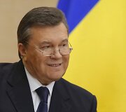 Viktoras Janukovyčius spaudos konferencijoje