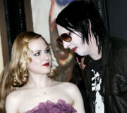 Evan Rachel Wood ir Marilynas Mansonas (2007 m.)
