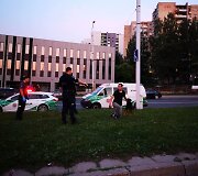 BMW vairuotoją sulaikė policija 