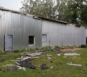 Viesulas nuniokojo &Scaron;akių rajone esančią sodybą