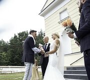 Ievos Jotkėlaitės ir Juozo Tubino vestuvių akimirka