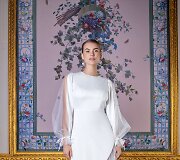 Agnės Deveikytės kurta vestuvinė suknelė
