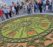 Italijoje vyksta floristinių ornamentinių kilimų festivalis, kuriame dalyvauja ir Mitkaičių kaimo bendruomenė