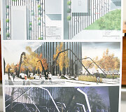 Vilniaus savivaldybėje pristatyti "Žalgirio" stadiono atviro vie&scaron;ųjų erdvių konkurso dalyvių darbai